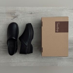 Brand New Troentorp Women’s Black Clogs Size 38 EU